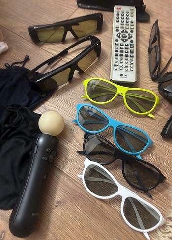 Üç boyutlu gözlükler samsung LG  sony oyun kumandası - Görsel 3