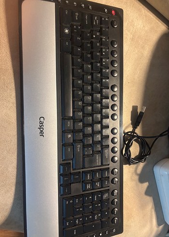 Casper Kablolu Gri Klavye - Görsel 12