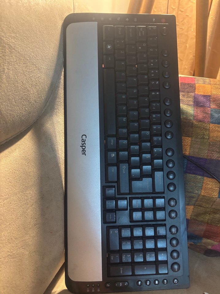 Casper Kablolu Gri Klavye - Görsel 5