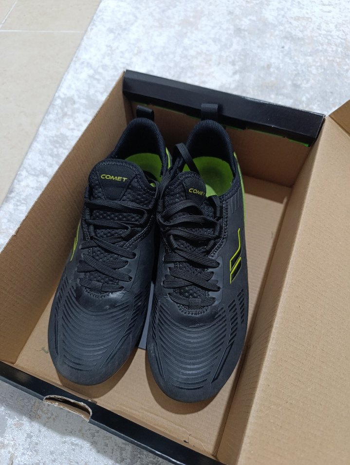 37 numara Lescon Siyah Erkek Futbol Ayakkabısı Velcro - Görsel 3