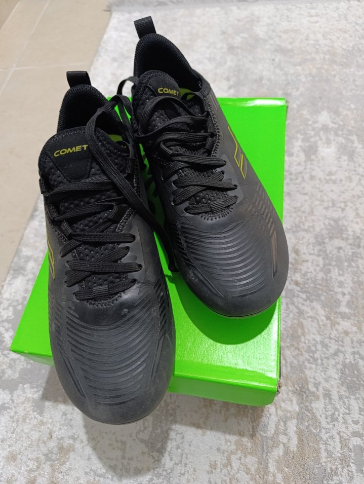 37 numara Lescon Siyah Erkek Futbol Ayakkabısı Velcro - Görsel 2