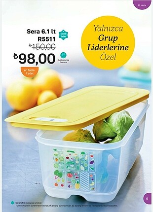 Tupperware sera 6.1lt