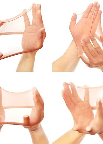 Diğer Siyah Elastik Avant-Garde Saç Bonesi