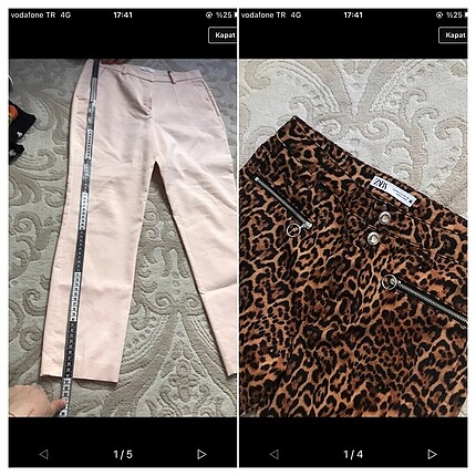 Leoparlı jean