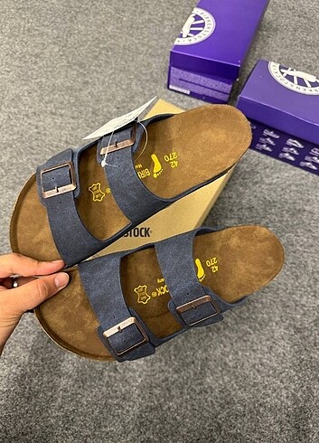 43 Beden lacivert Renk BIRKENSTOCK ERKEK TERLİK .