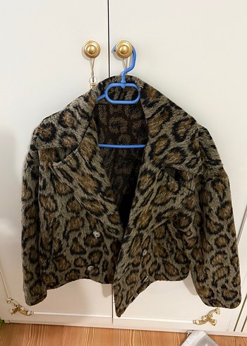 Kahverengi Yılan Desenli Kadın Suni Kürk - Görsel 2