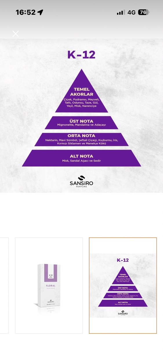 Sansiro K12 Floral Kadın Parfümü 50 ml - Görsel 2
