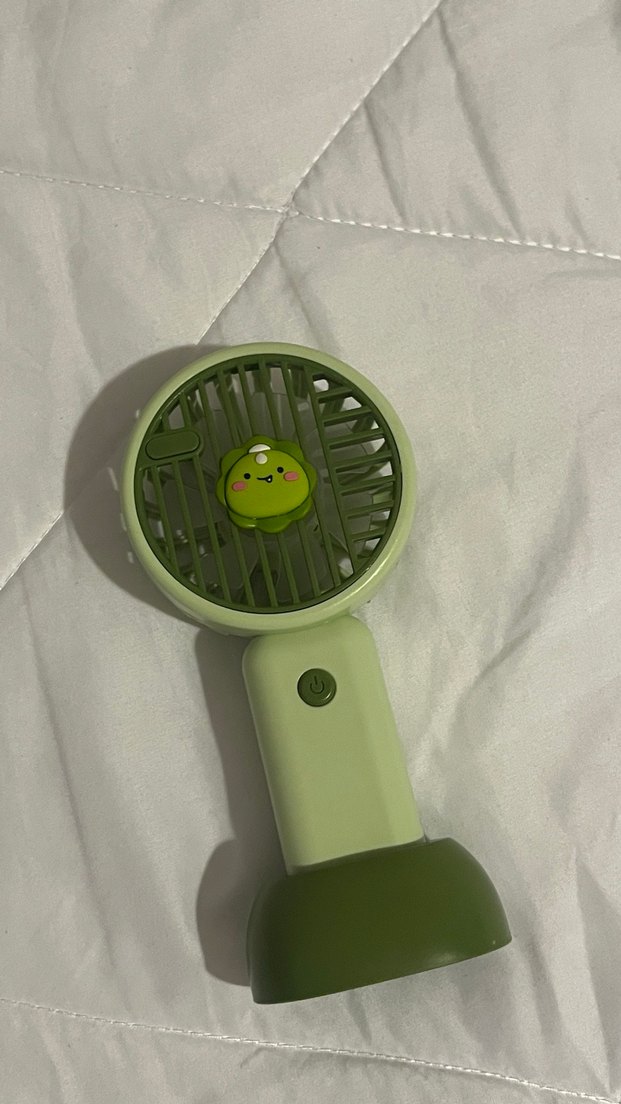 Yeşil Mini Taşınabilir El Vantilatörü - Görsel 2