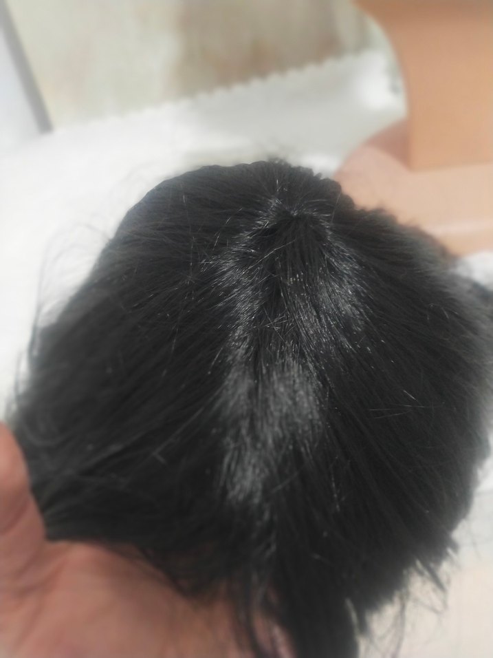 Siyah Gotik Kadın Peruk - Görsel 2