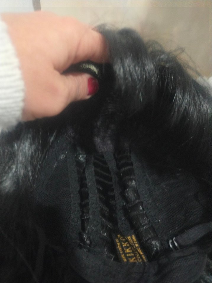 Siyah Gotik Kadın Peruk - Görsel 3