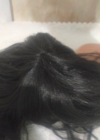 Siyah Goth Tarzı Kadın Peruk - Görsel 4