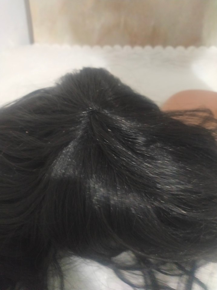 Siyah Goth Tarzı Kadın Peruk - Görsel 4