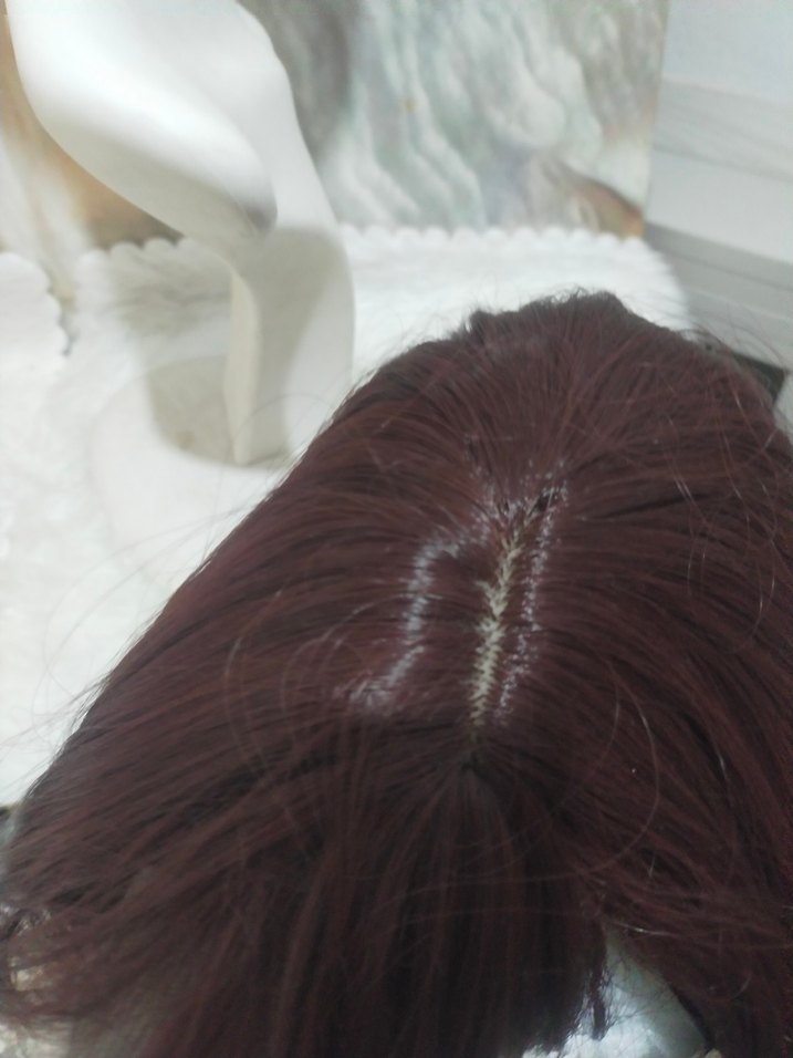 Bordo bakir Sentetik Kumaş Kadın Saç Aksesuarı - Görsel 4