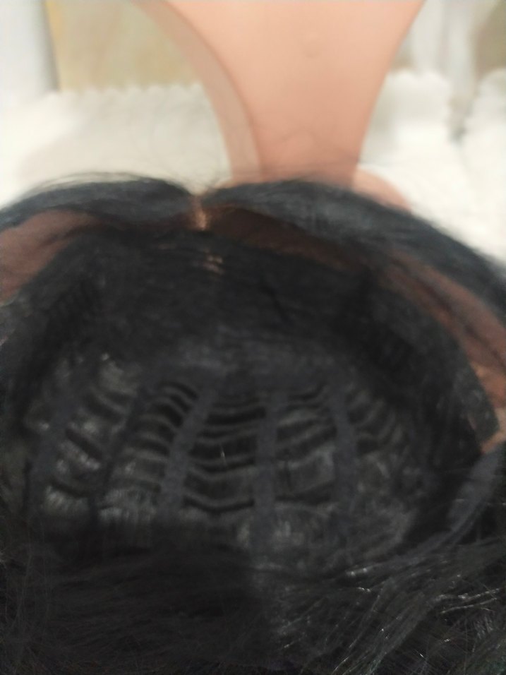 Siyah Düz Kadın Peruk - Görsel 5