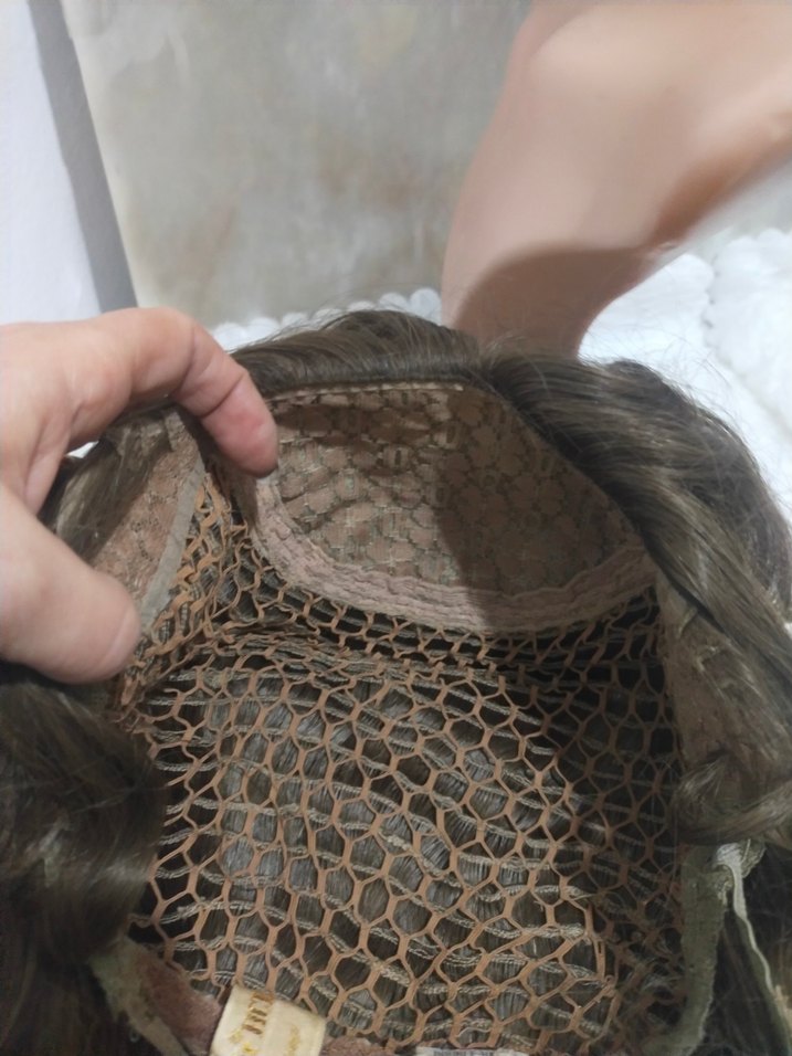 kahve Vintage Kadın Saç Aksesuarı yarım peruk - Görsel 5