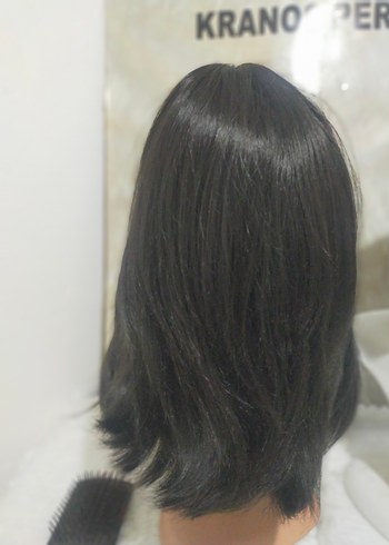 doğal kestane rengiMinimalist Gotik Saç Aksesuarı - Görsel 4