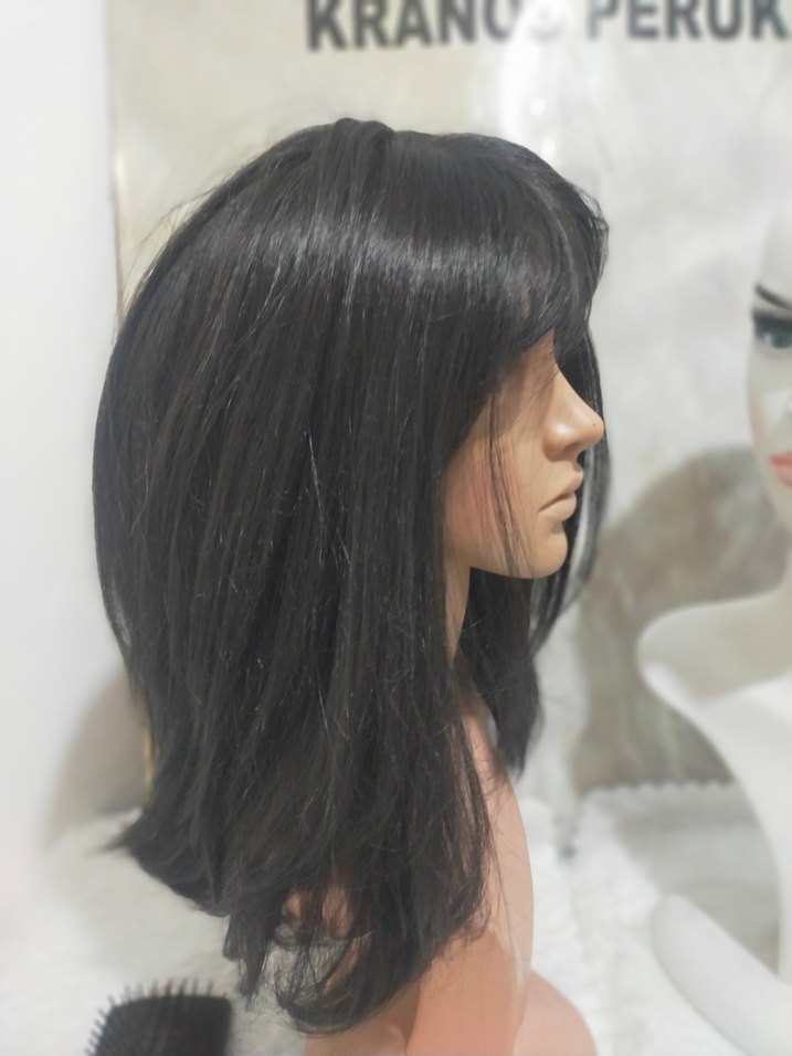 doğal kestane rengiMinimalist Gotik Saç Aksesuarı - Görsel 3