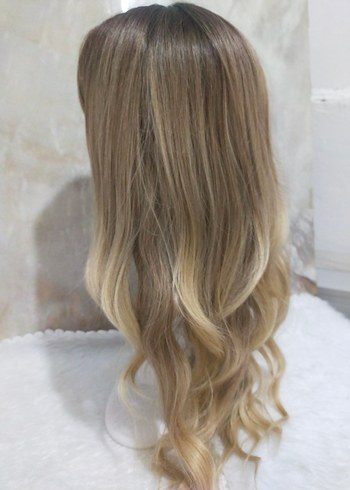 Bebek kurmalı Dalgalı Sentetik Peruk - Görsel 2