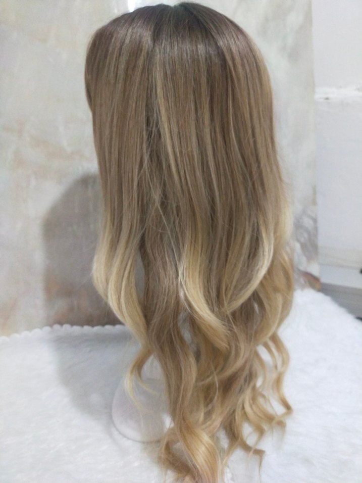 Bebek kurmalı Dalgalı Sentetik Peruk - Görsel 2