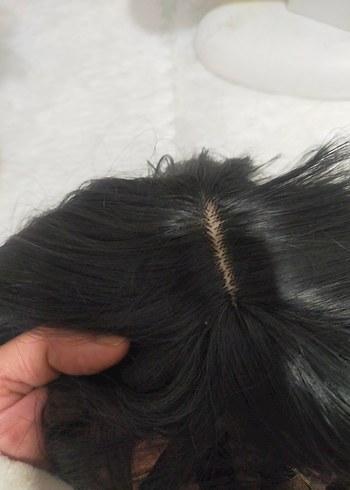 Uzun Siyah Gotik Sentetik Peruk - Görsel 3