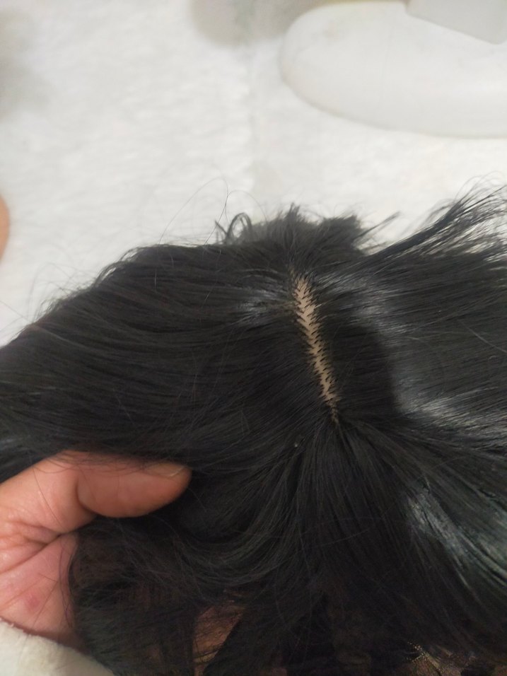 Uzun Siyah Gotik Sentetik Peruk - Görsel 3