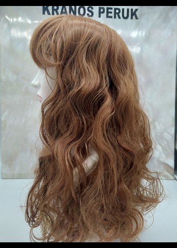 bakir Bohem Dalgalı Sentetik Peruk - Görsel 3