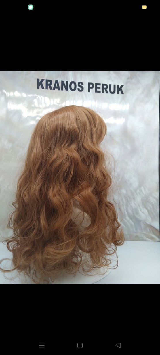 bakir Bohem Dalgalı Sentetik Peruk - Görsel 2