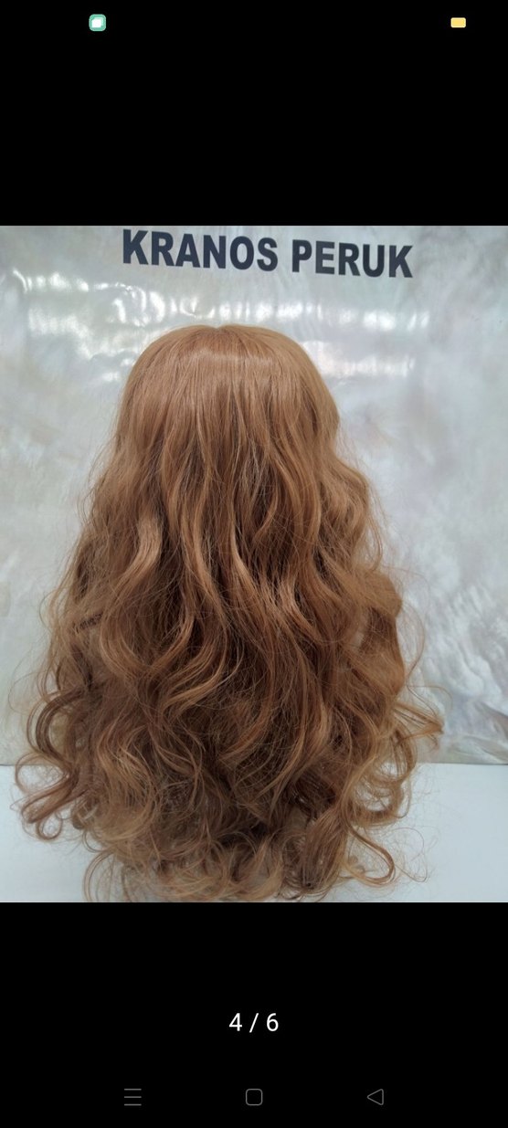 bakir Bohem Dalgalı Sentetik Peruk - Görsel 4