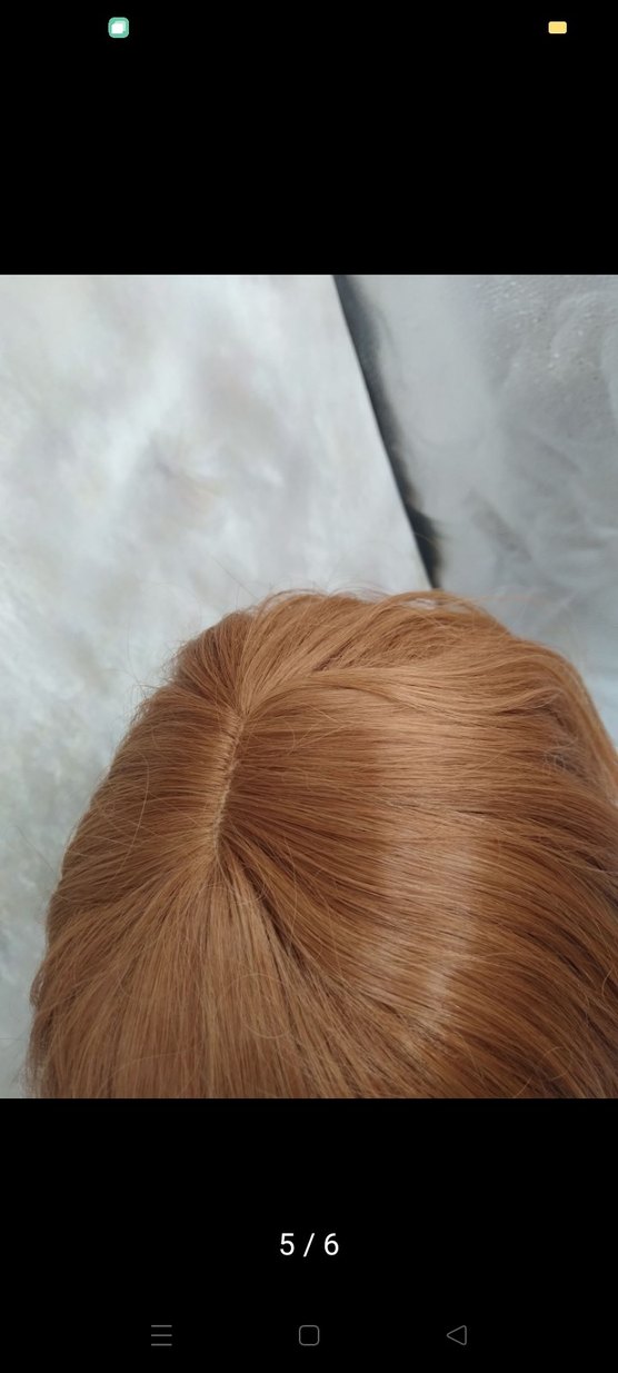 bakir Bohem Dalgalı Sentetik Peruk - Görsel 5