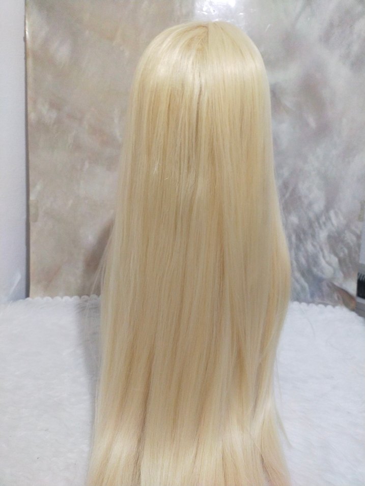 platin Sarı fiberKadın Saç peruk - Görsel 3