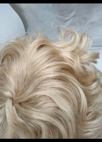 sariVintage Tarzı Kadın Peruk - Görsel 2