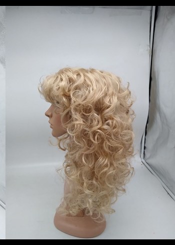 sariVintage Tarzı Kadın Peruk - Görsel 4