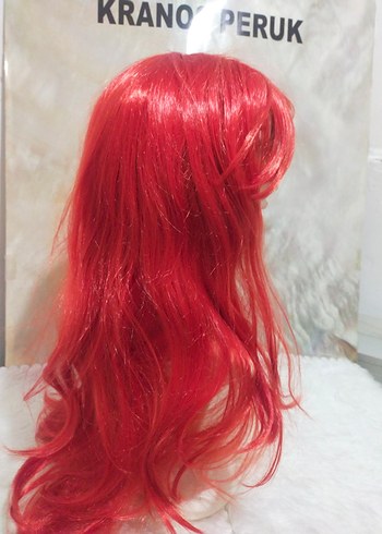 Kırmızı Gotik Pop Kültür Kadın Saç Aksesuarıparti peruk - Görsel 2