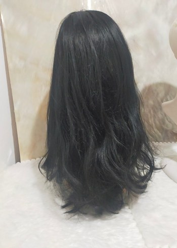 Siyah Gotik Sentetik parti  Peruk - Görsel 5