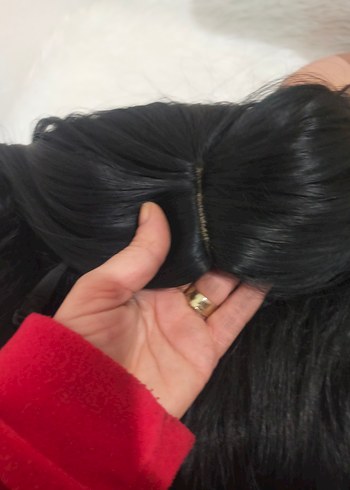 Siyah Gotik Sentetik parti  Peruk - Görsel 3