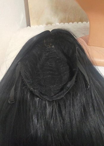 Siyah Gotik Sentetik parti  Peruk - Görsel 4