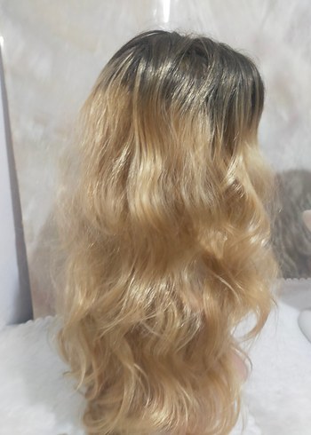 omreli Dalgalı Sentetik Peruk - Görsel 5