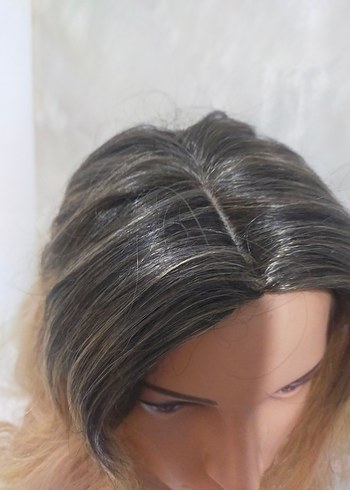 omreli Dalgalı Sentetik Peruk - Görsel 2