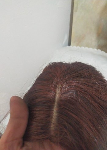 bakır kahve Kadın Sentetik Kumaş Saç Aksesuarı - Görsel 3