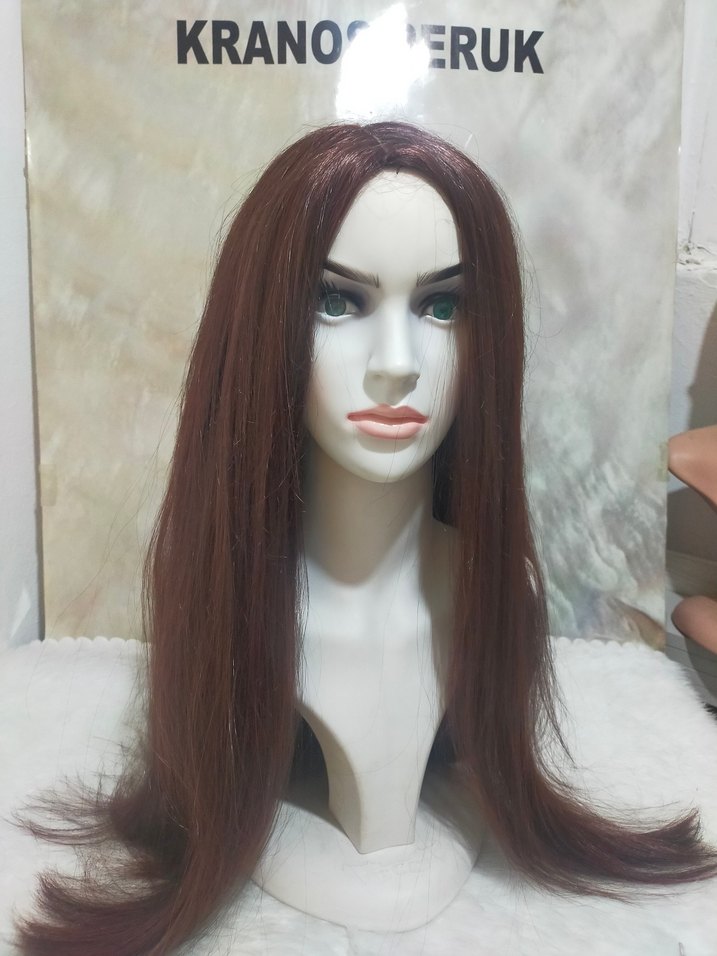 bakır kahve Kadın Sentetik Kumaş Saç Aksesuarı - Görsel 2