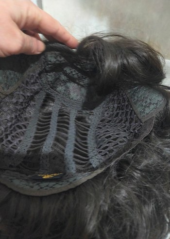 Kahverengi Fırfırlı Vintage Peruk - Görsel 5