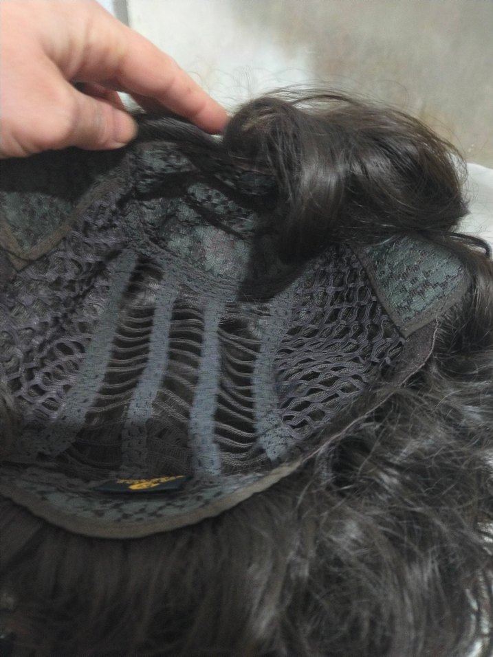 Kahverengi Fırfırlı Vintage Peruk - Görsel 5