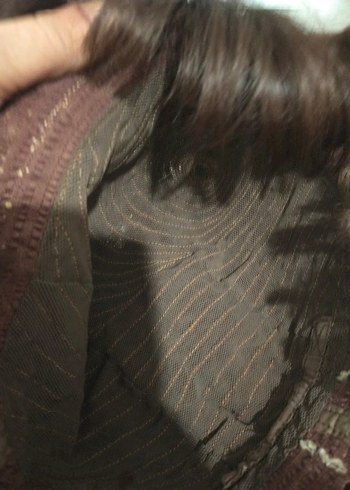 kızıl kahve Renk Kadın Sentetik Saç Aksesuarı peru - Görsel 7