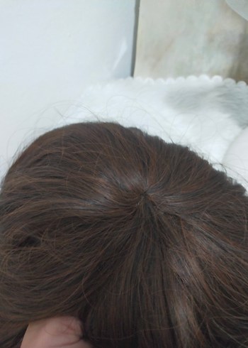 kızıl kahve Renk Kadın Sentetik Saç Aksesuarı peru - Görsel 4