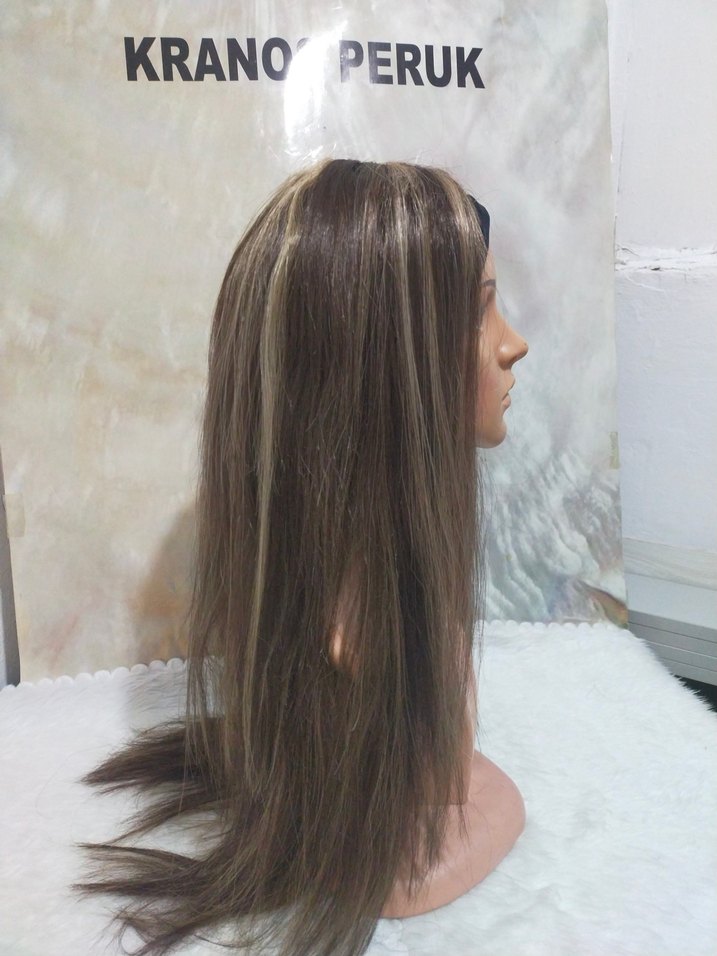 sentetik bantlı peruk - Görsel 2