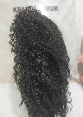 Siyah Dantel Detaylı Gotik Kadın Saç Aksesuarı parti peruk - Görsel 2