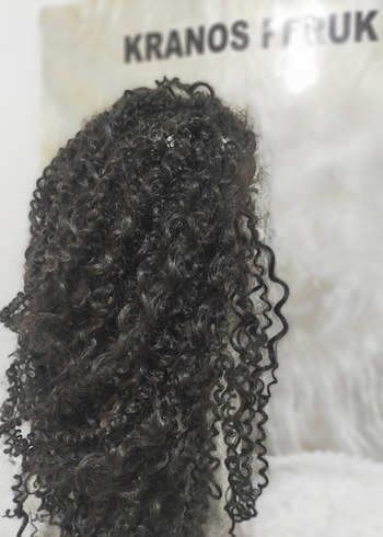 Siyah Dantel Detaylı Gotik Kadın Saç Aksesuarı parti peruk - Görsel 4