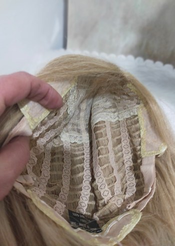 fiber Sentetik Saç Aksesuarı peruk - Görsel 4