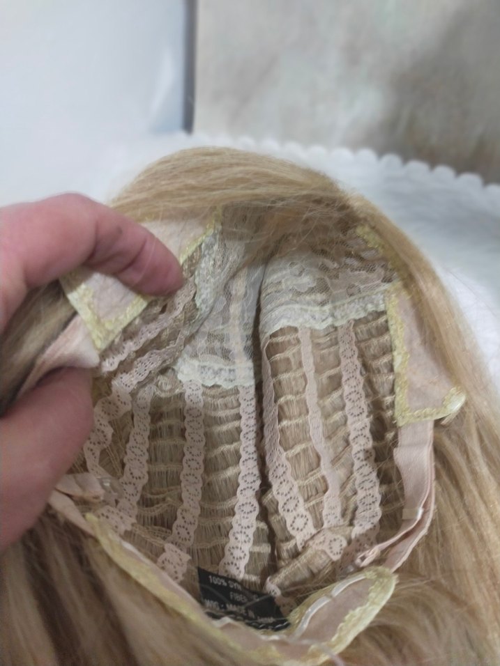 fiber Sentetik Saç Aksesuarı peruk - Görsel 4