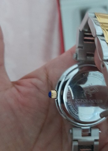 Beden beyaz Renk Klasik Kadın Kol Saati Beyaz ve Gri